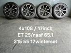 4x108/17 inch Citroen/Peugeot velgen, Auto-onderdelen, Banden en Velgen, Ophalen, 215 mm, Velg(en), 17 inch