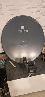 Tv schotel triax ovaal 80x70cm, Audio, Tv en Foto, Schotelantennes, Ophalen, Zo goed als nieuw, (Schotel)antenne, Overige merken