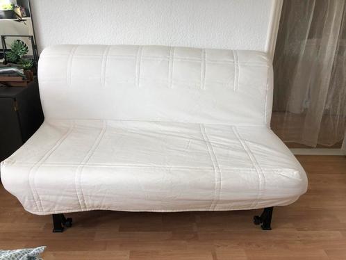 Slaapbankje ikea wit losse wasbare hoes 120x200, Huis en Inrichting, Banken | Voetenbanken en Poefen, Gebruikt, 100 tot 125 cm