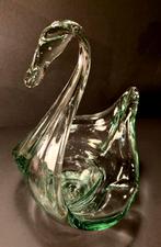 Glazen Zwaan Bloempot, Antiek en Kunst, Antiek | Glas en Kristal, Ophalen of Verzenden