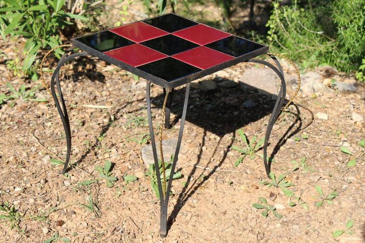 Brocante - Reteleuk Retro-tafeltje, jaren ‘50!, Verzamelen, Retro, Huis en Inrichting, Ophalen