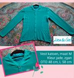 Lien en Giel vest jade, maat M. Zgan, Kleding | Dames, Truien en Vesten, Maat 38/40 (M), Verzenden, Zo goed als nieuw, Lien en Giel