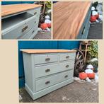 Vintage ladekast eucalyptus groen, Muppetsmeubels@gmail.com, Middenhof 41 Rilland, Nieuw, 50 tot 100 cm