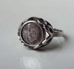 Vintage zilveren ring: J.F. Kennedy muntje, 1961-1963, Ophalen of Verzenden, Zilver, Ring
