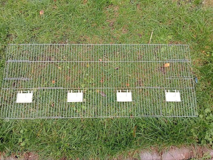 6 Voor fronten 0,40 b 0,60 1m b en deurtje met draaiplateau, Dieren en Toebehoren, Vogels | Toebehoren, Zo goed als nieuw, Overige typen