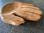 Deco teakhout schaal hand, Ophalen of Verzenden, Nieuw, Rond, Hout