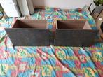 Ikea besta lades, 2 stuks 38x60 cm, betonlook, Huis en Inrichting, Kasten | Ladekasten, Ophalen, 1 of 2 laden, Zo goed als nieuw