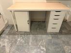 Bureau met lades en kast, Huis en Inrichting, Bureaus, Ophalen, Gebruikt, Bureau