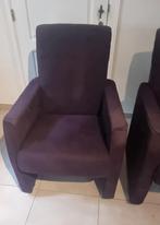 eetkamerstoelen 4 met wieltjes Paars, Gebruikt, Overige kleuren, Ophalen of Verzenden, Vier