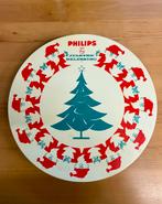 Vintage kerstverlichting in kunststof ronde doos retro, Diversen, Kerst, Ophalen, Gebruikt, Philips, Nvt