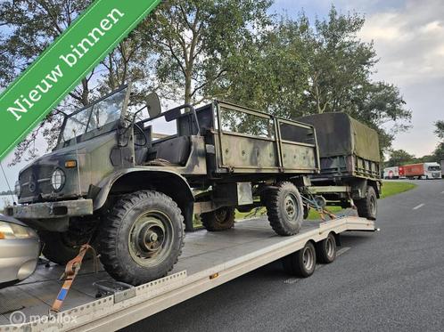 Mercedes Unimog S404, Auto's, Bestelauto's, Bedrijf, Te koop, Mercedes-Benz, Benzine, Geïmporteerd, Gebruikt