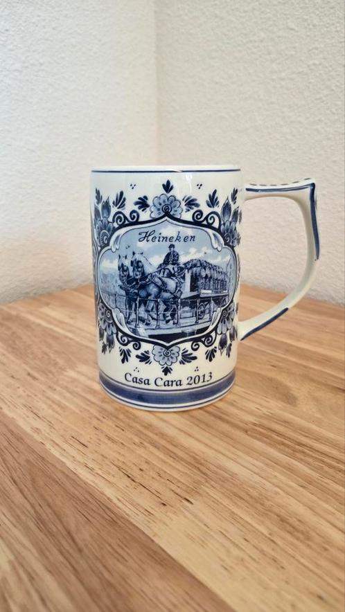 Heineken Mok - Delfts Blauw Casa Cara 2013, Antiek en Kunst, Antiek | Keramiek en Aardewerk, Ophalen of Verzenden