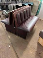 Horeca treinbankje, kerkbank 115 cm, Huis en Inrichting, Stoelen, Ophalen, Bruin, Zo goed als nieuw, Eén