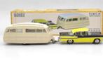 Simca Chambord geel 1958 & caravan Henon 1/43 NOREV CL5711, Hobby en Vrije tijd, Modelauto's | 1:43, Verzenden, Nieuw, Auto, Norev
