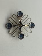 A145 Prachtige zilveren broche, Sieraden, Tassen en Uiterlijk, Antieke sieraden, Ophalen of Verzenden, Zilver, Broche