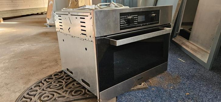 Miele H5040 BM RVS Combimagnetron - Inbouw, Witgoed en Apparatuur, Ovens, Gebruikt, Inbouw, Oven met grill, 45 tot 60 cm, 45 tot 60 cm