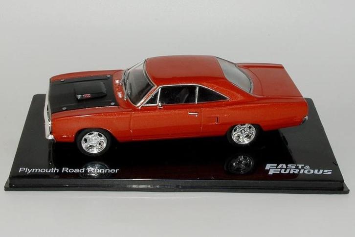 Plymouth Road Runner 1970 Altaya Fast & Furious 1:43, Hobby en Vrije tijd, Modelauto's | 1:43, Nieuw, Auto, Overige merken, Ophalen of Verzenden