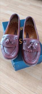 Greve kalfslederen  moccasin donkerrood maat 5 1/2, Greve, Instappers, Ophalen of Verzenden, Zo goed als nieuw