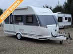 Hobby 390 SF airco, mover, fietsendrager, luifel, voortent, Caravans en Kamperen, Overige typen, Hobby, Bedrijf, Treinzit