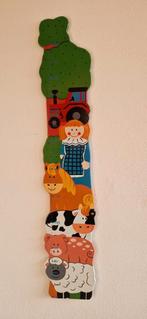 Kleurige Houten kinder meetlat, Kinderen en Baby's, Ophalen of Verzenden, Zo goed als nieuw, Overige typen