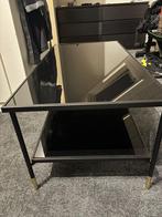Salontafel zwart (glas), Huis en Inrichting, Tafels | Salontafels, 100 tot 150 cm, Minder dan 50 cm, Rechthoekig, 50 tot 100 cm