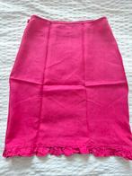 Jackpot – 100% linnen fuchsia rok met volant – maat M, Maat 38/40 (M), Jackpot, Ophalen of Verzenden, Knielengte