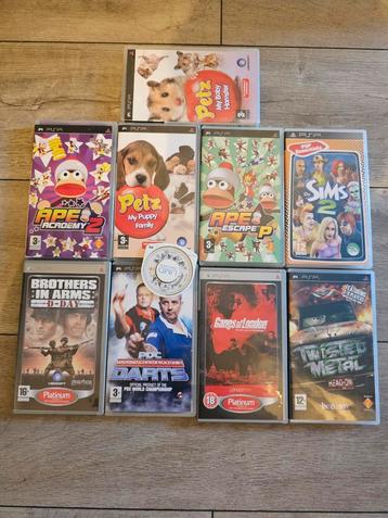 PSP Games - Diverse Collectie! beschikbaar voor biedingen