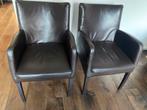 8 Leren Stoelen N-Joy - Goede Staat, Ophalen, Bruin, Leer, Zo goed als nieuw