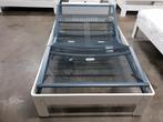 Zgan  2x Auping auronde 90x200 en 100x200  elec knieknik, Eenpersoons, Verzenden, Wit, Zo goed als nieuw