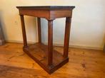 19e eeuws Trumeau Wandtafel Sidetable hardsteen kersenhout, Antiek en Kunst, Ophalen