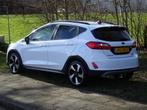 Ford Fiesta 1.0 125pk EcoBoost Hybrid Active X met Camera en, Stof, Gebruikt, Euro 6, Wit