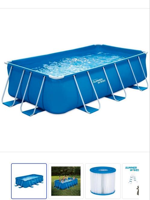 Nieuw in de doos summer waves compleet zwembad groot !, Tuin en Terras, Zwembaden, Nieuw, Minder dan 80 cm, 200 tot 400 cm, 200 tot 300 cm