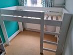 Stevige half-hoogslaper 90 x 1.82,5 x 1.30, incl matras, Kinderen en Baby's, Kinderkamer | Stapelbedden en Hoogslapers, Ophalen
