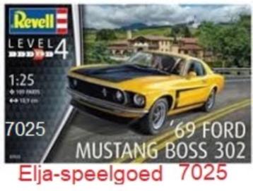 Revell 1:25 FORD MUSTANG 1969 BOSS 302 modelbouw 7025 beschikbaar voor biedingen