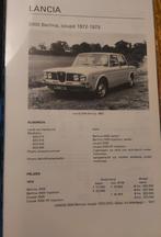 Lancia Berlina 2000 coupe' 1972-1973, Auto diversen, Handleidingen en Instructieboekjes, Verzenden