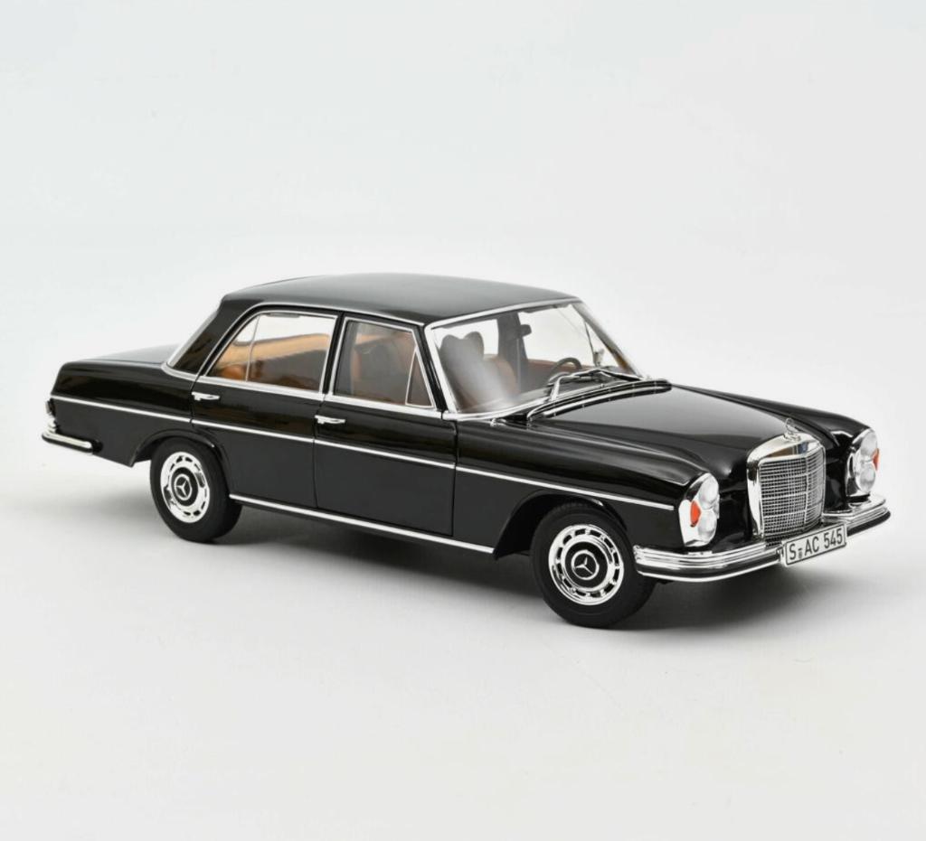 MERCEDES BENZ 280 SE '68 ZWART schaal 1/18 NOREV ref: 183762