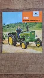 Oude folder JOHN DEERE 1020 tractor, trekker, Ophalen of Verzenden, Zo goed als nieuw, Folder