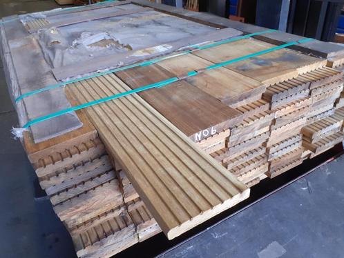 Partij hardhout vlonderplanken 21x145mm- 364 stuks - 49.15m2, Tuin en Terras, Palen, Balken en Planken, Planken, Minder dan 180 cm