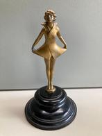 art deco beeld Josef Lorenzl (1892-1950) 'the kiss', Antiek en Kunst, Ophalen of Verzenden