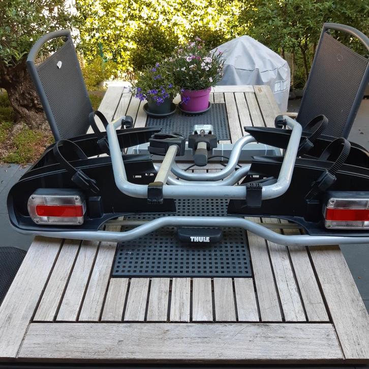 Thule Europower 916 fietsendrager (o.a. voor E-bikes) 60 kg, Auto diversen, Fietsendragers, Gebruikt, Ophalen