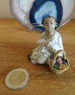 Zeldzaam chinees miniatuur beeldje, mudman: monnik 6 cm hoog, Verzenden