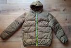 Olijfgroene Winterjas met capuchon mt 176/182, BPC, Ophalen of Verzenden, Zo goed als nieuw, Jongen