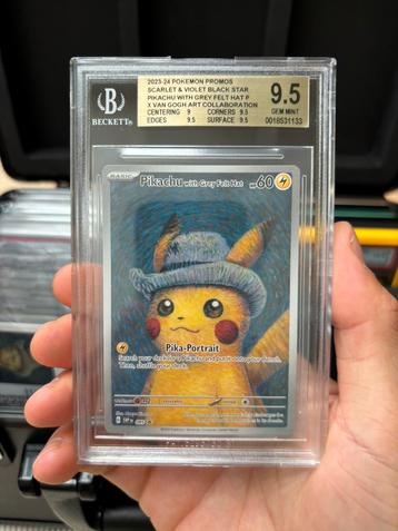 Pokemon van gogh Grey Felt hat Bgs 9.5 psa 10 beschikbaar voor biedingen