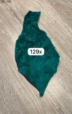 129 x groen of groene stof blad / loopgroep carnaval, Ophalen, Zo goed als nieuw, Carnaval