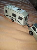 Auto met caravan model, Hobby en Vrije tijd, Modelbouw | Auto's en Voertuigen, Overige merken, 1:50 of kleiner, Auto, Ophalen of Verzenden