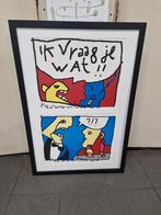 Herman Brood ik vraag je wat (print), Ophalen of Verzenden, 75 cm of meer, 50 tot 75 cm, Print