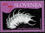 SLOVENIË 4 - Dieren: insecten (grotpissebed), Postzegels en Munten, Ophalen of Verzenden, Dier of Natuur, Postfris