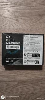Nieuwe DF107 Professionele Nagelboor Machine, Zwart, Nieuw, Ophalen of Verzenden, Handen en Nagels