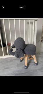 Olifant krukje, Huis en Inrichting, Krukjes, Ophalen, Zo goed als nieuw, Hout