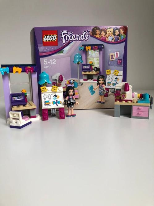 Emma's atelier 41115 - Lego friends, Kinderen en Baby's, Speelgoed | Duplo en Lego, Zo goed als nieuw, Lego, Complete set, Ophalen of Verzenden